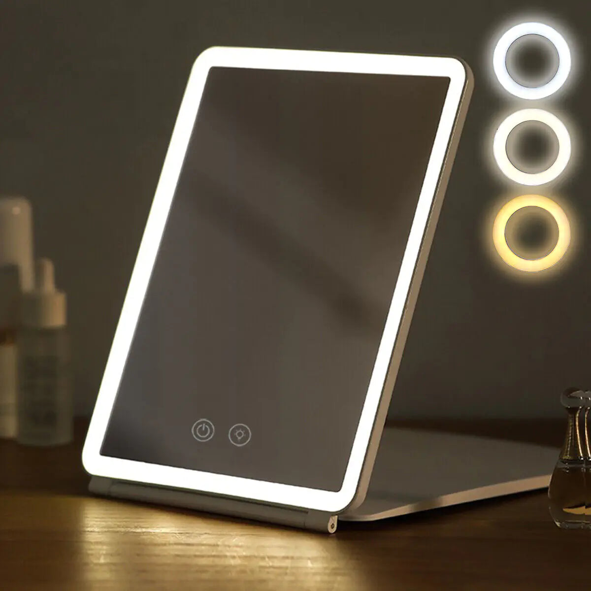 Foldable Makeup Mirror | Touch Screen Makeup Mirror | Nostout