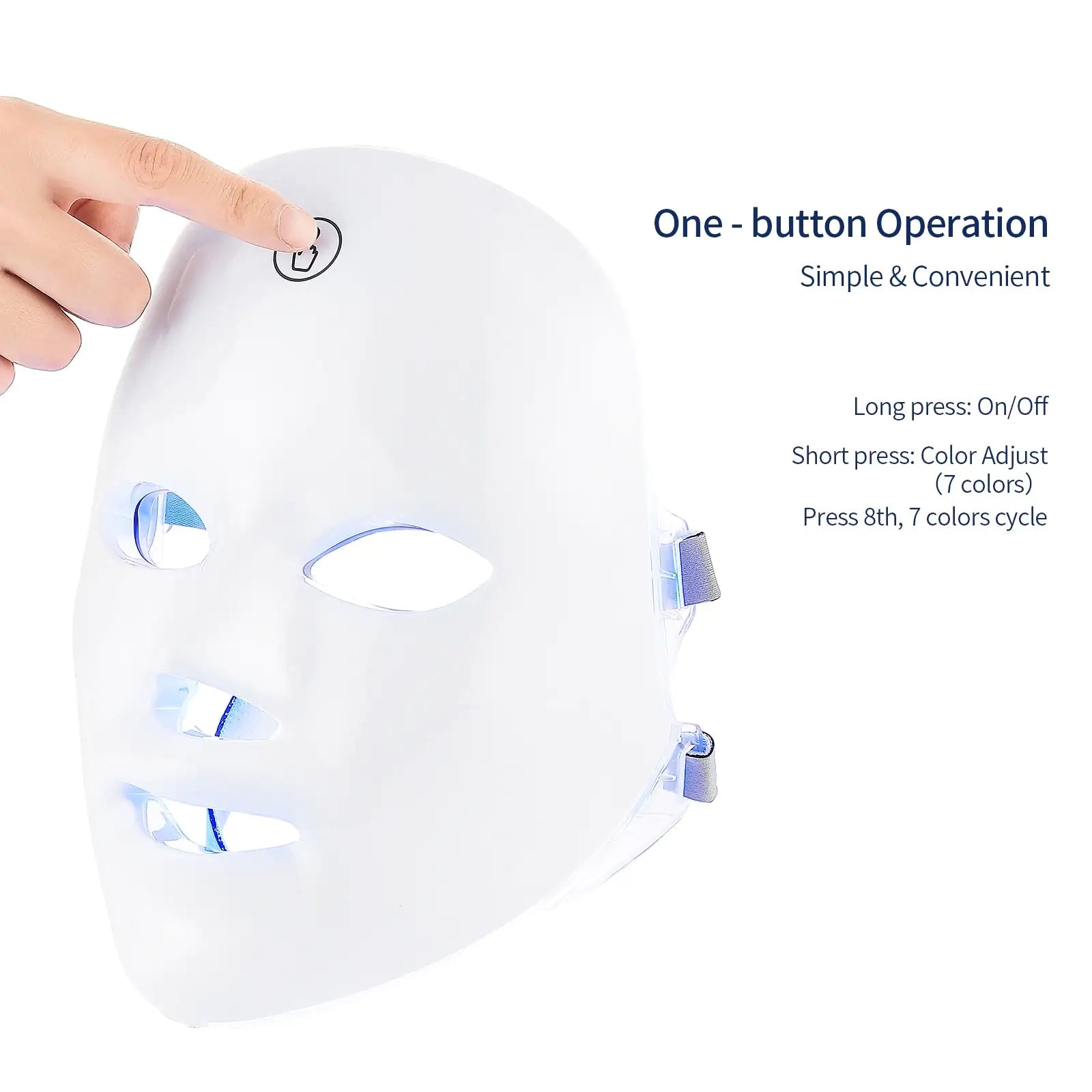 LED Beauty Mask Cycle | 7 Colors Beauty Mask | Nostout