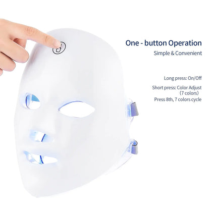 LED Beauty Mask Cycle | 7 Colors Beauty Mask | Nostout