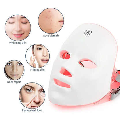 LED Beauty Mask Cycle | 7 Colors Beauty Mask | Nostout